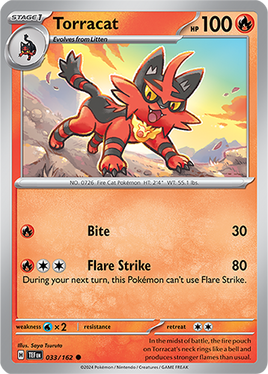 Pokémon | TEF | 033 | Torracat