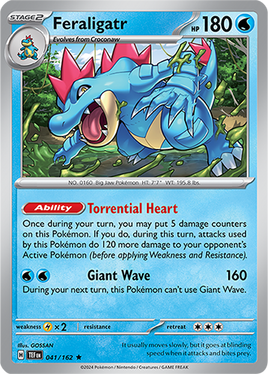 Pokémon | TEF | 041 | Feraligatr