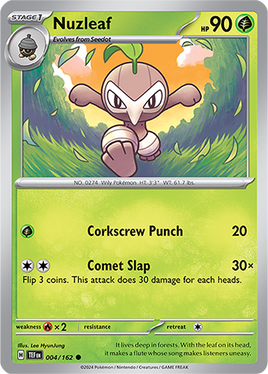 Pokémon | TEF | 004 | Nuzleaf