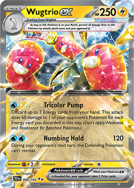 Pokémon | TEF | 060 | Wugtrio ex (★★)