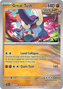 Pokémon | TEF | 097 | Great Tusk