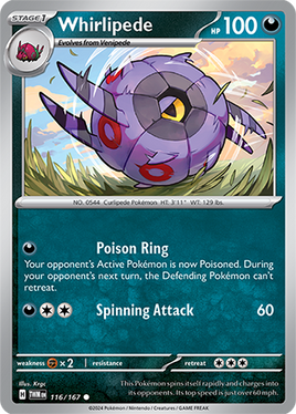 Pokémon | TWM | 116 | Whirlipede