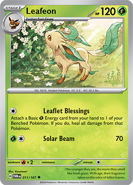 Pokémon | TWM | 011 | Leafeon