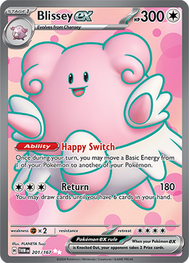 Pokémon | TWM | 201 | Blissey ex (☆☆)