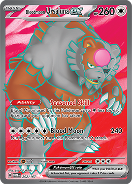 Pokémon | TWM | 202 | Bloodmoon Ursaluna ex (☆☆)