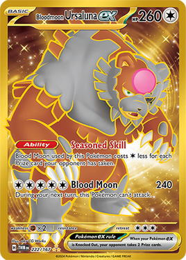 Pokémon | TWM | 222 | Bloodmoon Ursaluna ex (⭐⭐⭐)