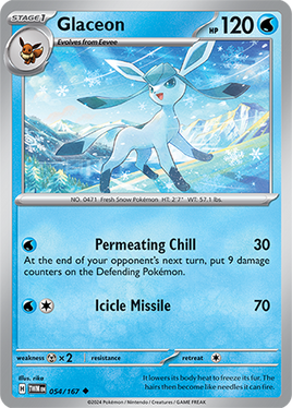 Pokémon | TWM | 054 | Glaceon