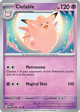 Pokémon | TWM | 079 | Clefable