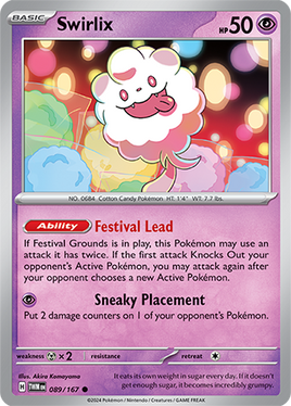 Pokémon | TWM | 089 | Swirlix