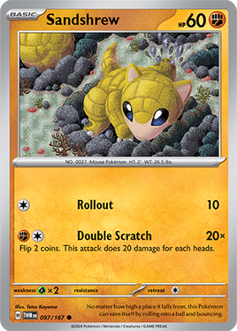 Pokémon | TWM | 097 | Sandshrew