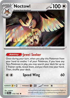 Pokémon | SCR | 115 | Noctowl