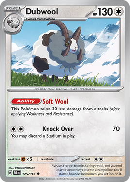 Pokémon | SCR | 125 | Dubwool