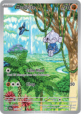 Pokémon | SCR | 153 | Meditite (⭐)