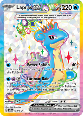 Pokémon | SCR | 158 | Lapras ex (☆☆)