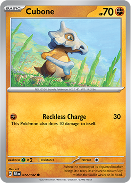 Pokémon | SCR | 072 | Cubone