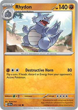 Pokémon | SCR | 075 | Rhydon