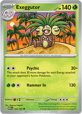 Pokémon | MEW | 103 | Exeggutor