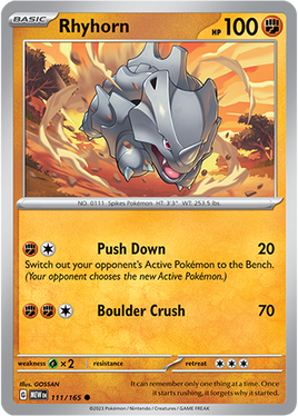 Pokémon | MEW | 111 | Rhyhorn