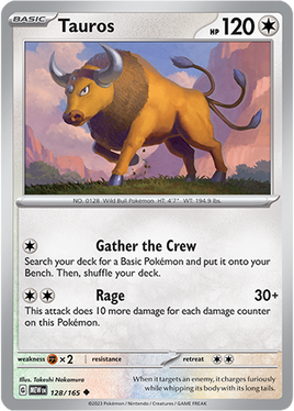 Pokémon | MEW | 128 | Tauros