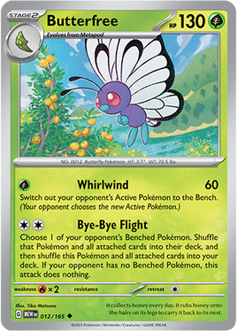 Pokémon | MEW | 012 | Butterfree