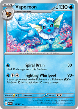 Pokémon | MEW | 134 | Vaporeon