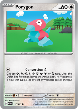 Pokémon | MEW | 137 | Porygon