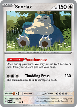 Pokémon | MEW | 143 | Snorlax