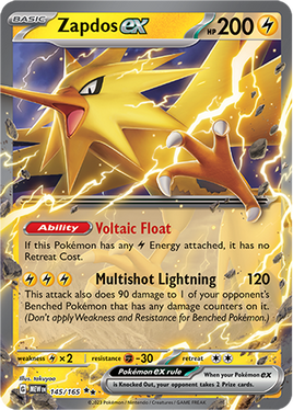 Pokémon | MEW | 145 | Zapdos ex