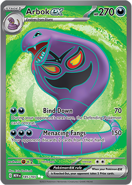 Pokémon | MEW | 185 | Arbok ex (☆☆)