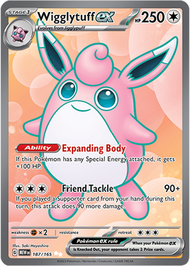 Pokémon | MEW | 187 | Wigglytuff ex (☆☆)