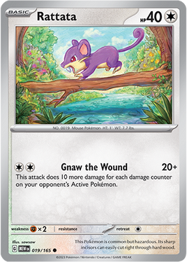 Pokémon | MEW | 019 | Rattata