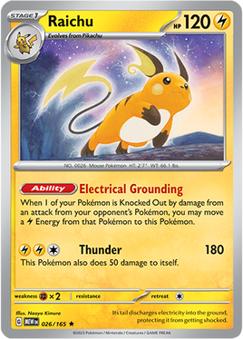 Pokémon | MEW | 026 | Raichu