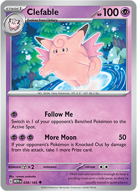 Pokémon | MEW | 036 | Clefable