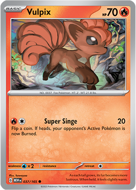 Pokémon | MEW | 037 | Vulpix