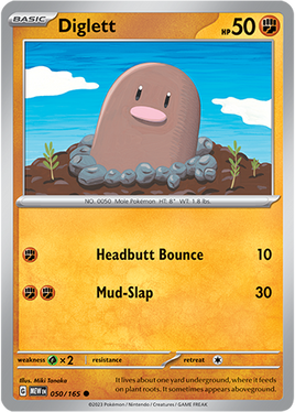 Pokémon | MEW | 050 | Diglett