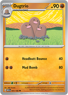 Pokémon | MEW | 051 | Dugtrio