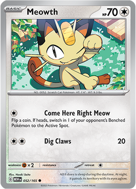 Pokémon | MEW | 052 | Meowth