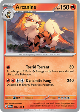 Pokémon | MEW | 059 | Arcanine