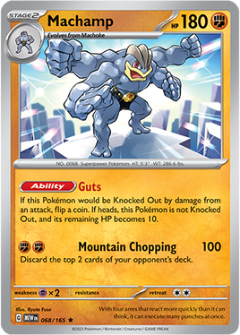 Pokémon | MEW | 068 | Machamp