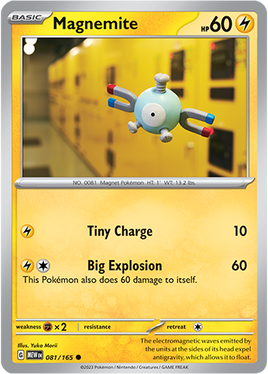 Pokémon | MEW | 081 | Magnemite