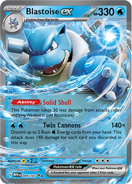 Pokémon | MEW | 009 | Blastoise ex