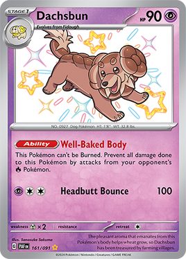 Pokémon | PAF | 161 | Dachsbun