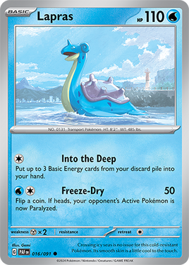 Pokémon | PAF | 016 | Lapras