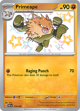 Pokémon | PAF | 170 | Primeape