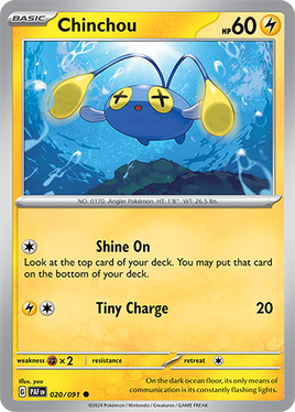 Pokémon | PAF | 020 | Chinchou