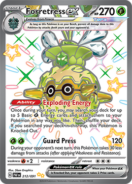 Pokémon | PAF | 212 | Forretress ex