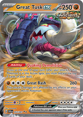 Pokémon | PAF | 053 | Great Tusk ex