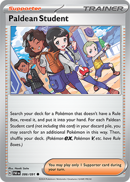 Pokémon | PAF | 086 | Paldean Student