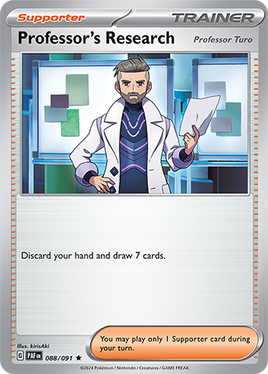 Pokémon | PAF | 088 | Professor’s Research (Professor Turo)