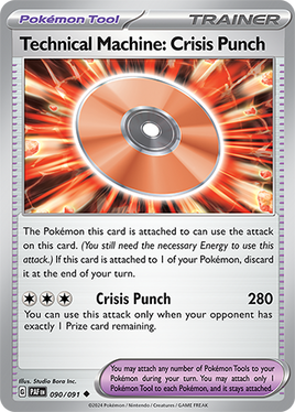 Pokémon | PAF | 090 | Technical Machine: Crisis Punch